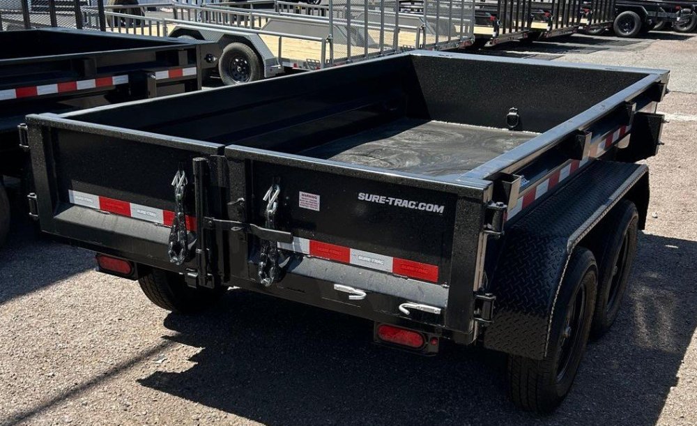 5x10 Low Profile Homeowner Dump Trailer - Black | Built for Everyday Tough Jobs