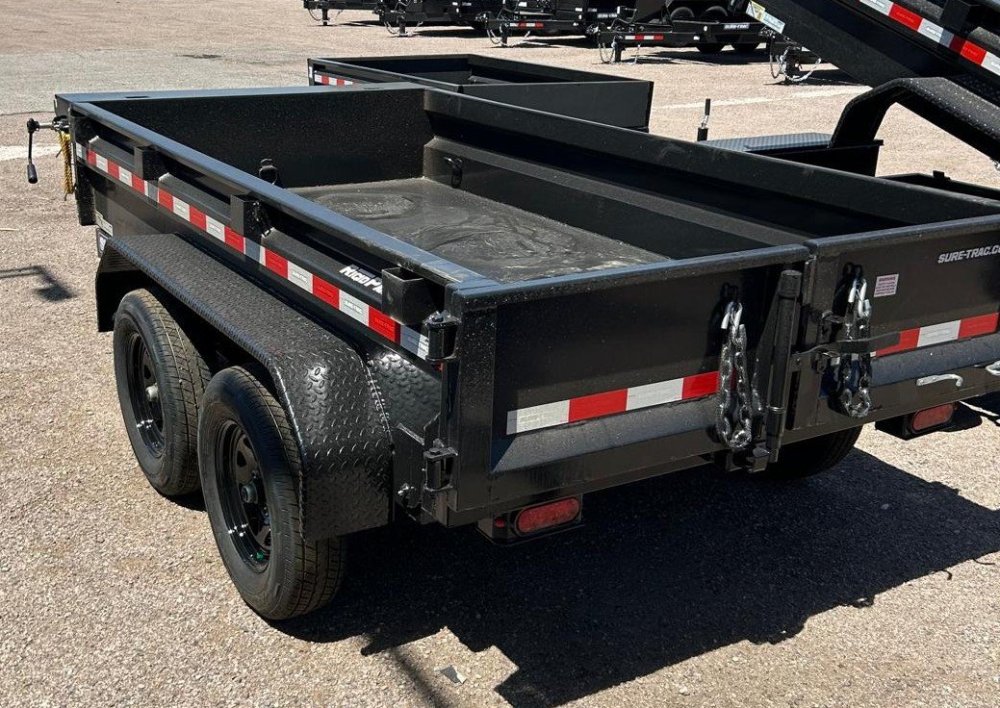 5x10 Low Profile Homeowner Dump Trailer - Black | Built for Everyday Tough Jobs
