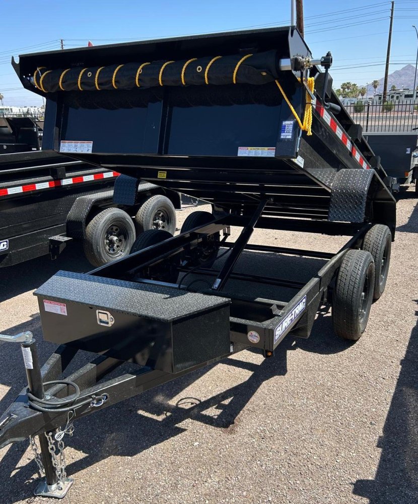 5x10 Low Profile Homeowner Dump Trailer - Black | Built for Everyday Tough Jobs