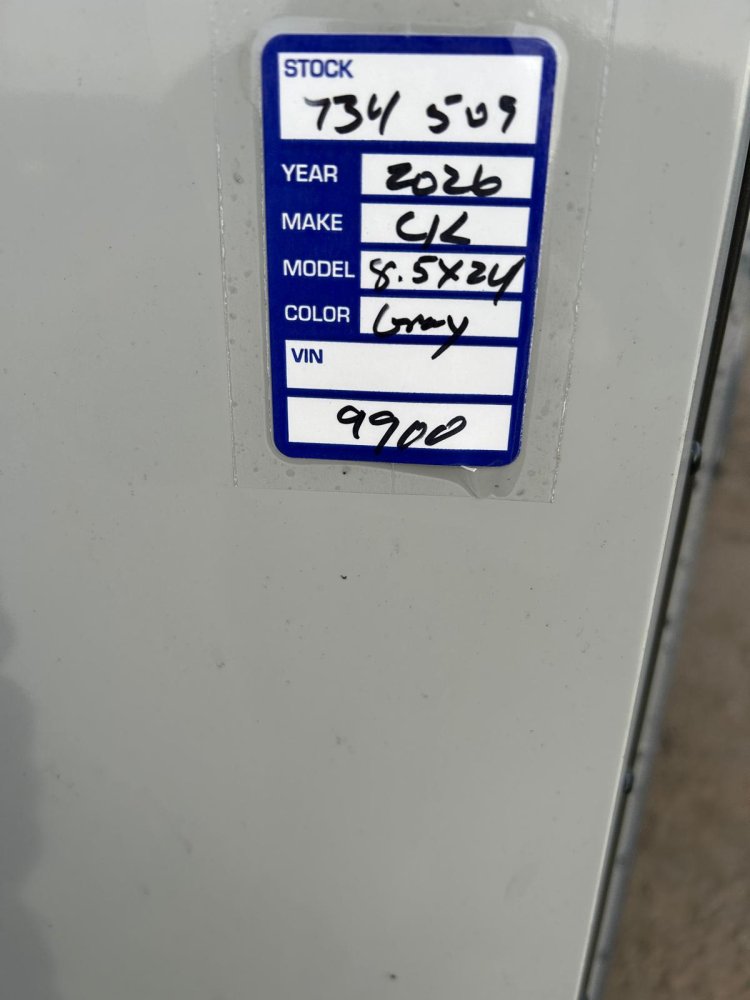 8.5x24 Continental Cargo Enclosed Trailer - Dove Gray | Carson City, NV