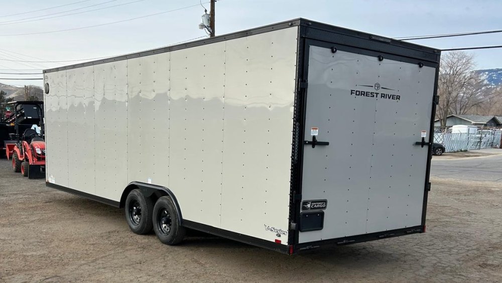 8.5x24 Continental Cargo Enclosed Trailer - Dove Gray | Carson City, NV