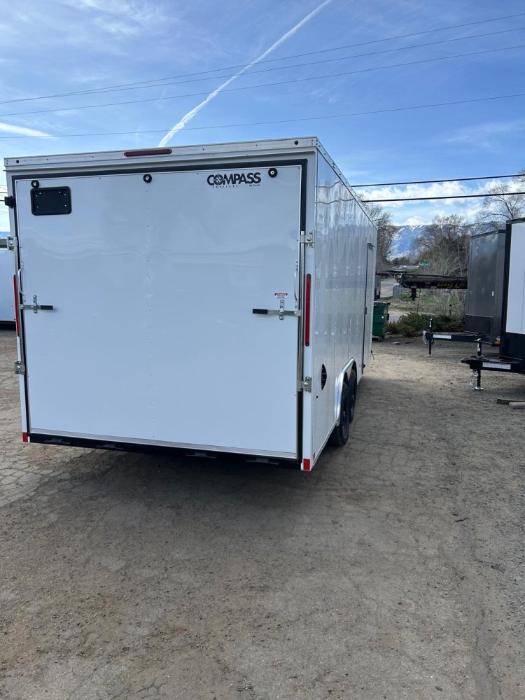 8.5x20 Quake Flat Top V-Nose Enclosed Car Hauler for Sale | Carson City, NV