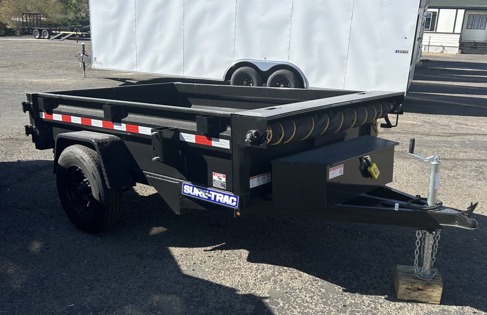 5x8 Single Ram Homeowner Dump Trailer 5K GVWR - Black | Carson City, NV