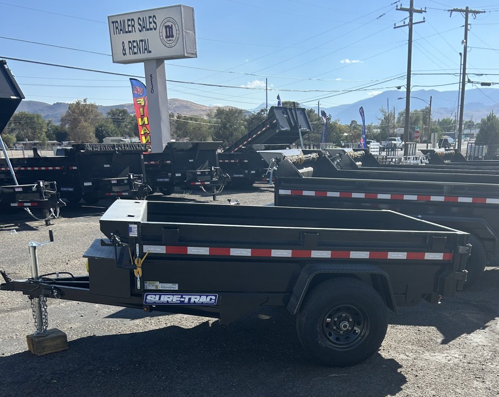 5x8 Single Ram Homeowner Dump Trailer 5K GVWR - Black | Carson City, NV