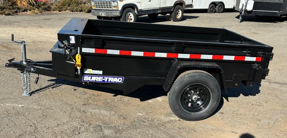 5x8 Single Ram Homeowner Dump Trailer 5K GVWR - Black | Carson City, NV