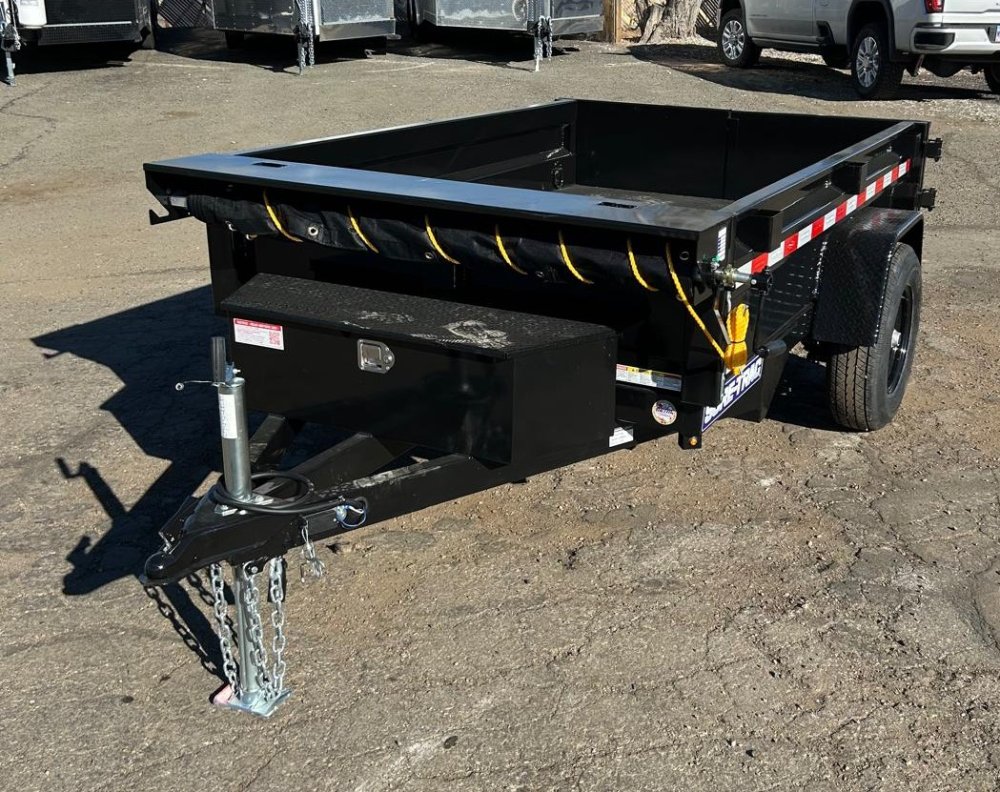 5x8 Single Ram Homeowner Dump Trailer 5K GVWR - Black | Carson City, NV