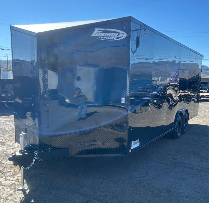 Formula Conquest 8.5x24 Enclosed Trailer - 10K GVWR - Composite Black on Black