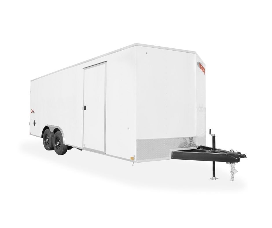 8.5x20 Mirage Enclosed Car Hauler - XE Flat Top V-Nose Enclosed Car Hauler 7K