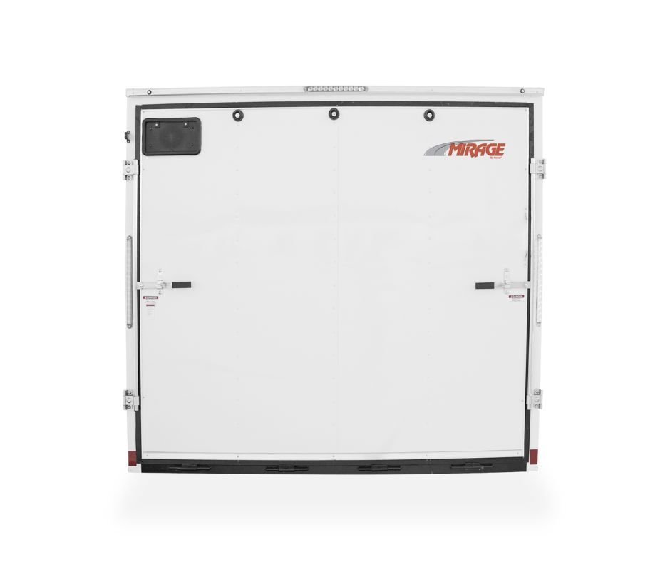 8.5x20 Mirage Enclosed Car Hauler - XE Flat Top V-Nose Enclosed Car Hauler 7K