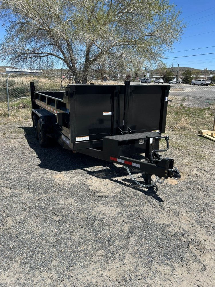 6 x 12 Sure-Trac - SD Low Profile Hydraulic Dump Trailer 10k [Upgraded]