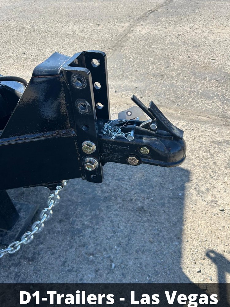 7x14 HD Low Profile Dump Trailer - Telescopic Hoist, 14K GVWR