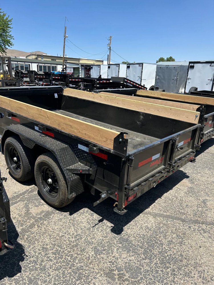 6x10 Double A Excel Series - 10K GVWR Low Profile Dump Trailer