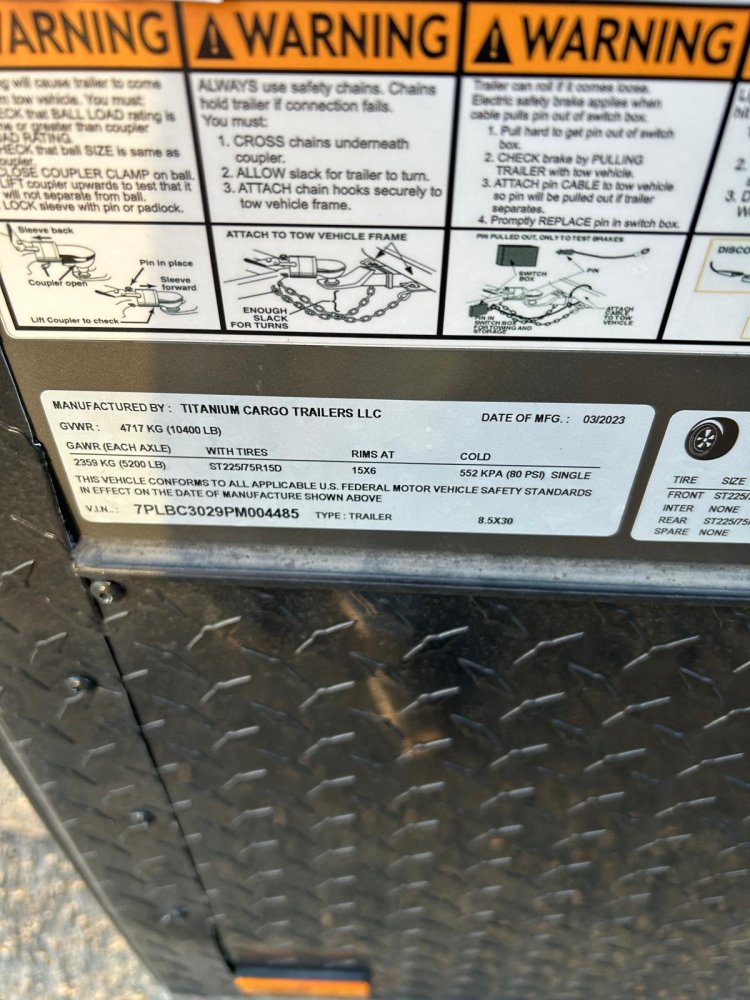 8' 6"x30' TITM Enclosed Car Hauler