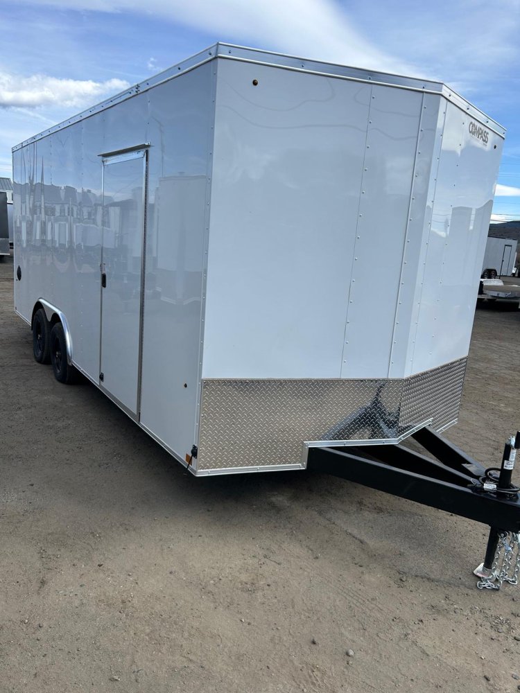 8.5x20 Indigo Flat Top V-Nose Enclosed Car Hauler 10K for Sale | Carson City, NV