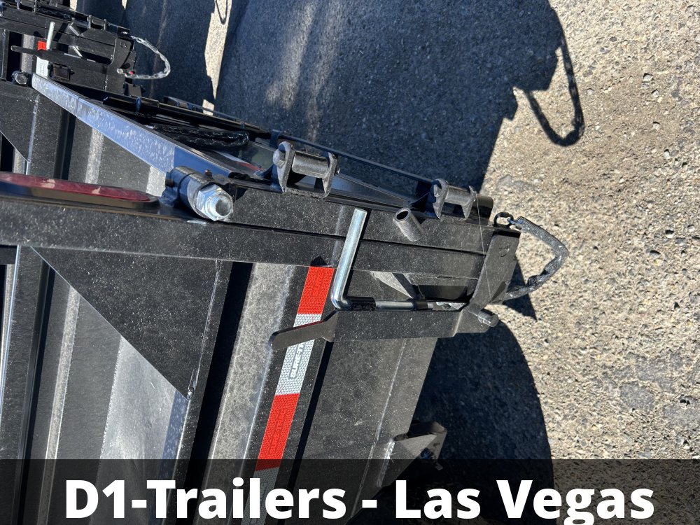 6x12 SD Low Profile Dump Trailer - 10K GVWR | Single Ram | Black Finish