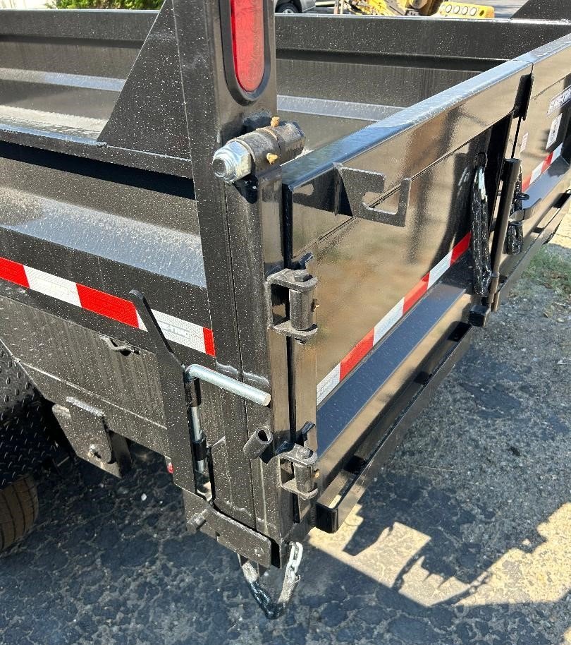 6x12 SD Low Profile Dump Trailer - 10K GVWR | Single Ram | Black Finish