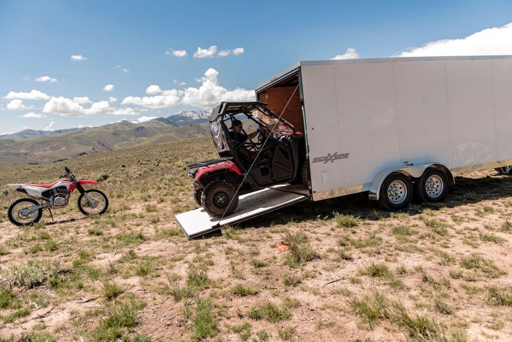 7x12 Mirage - XPres Flat Top V-Nose Enclosed Cargo Trailer 7K