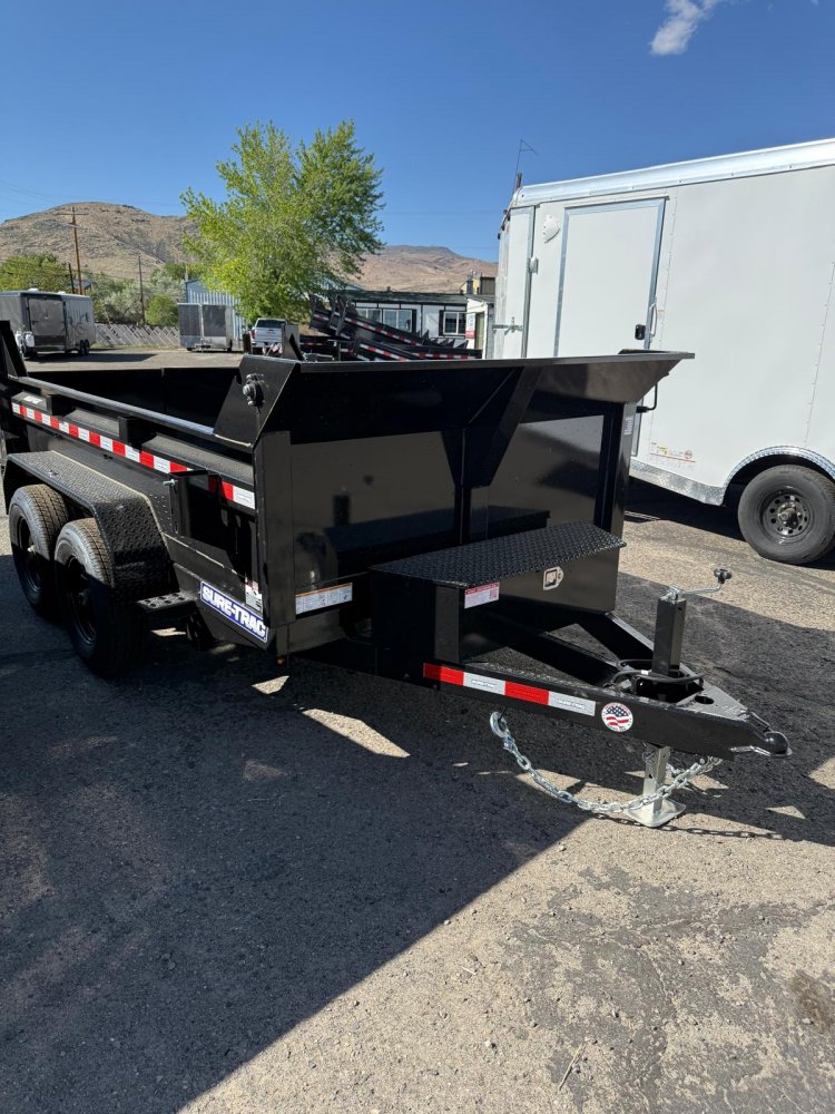 6x10 SD Low Profile Dump Trailer (10K Single Ram) 2025 w Upgrades
