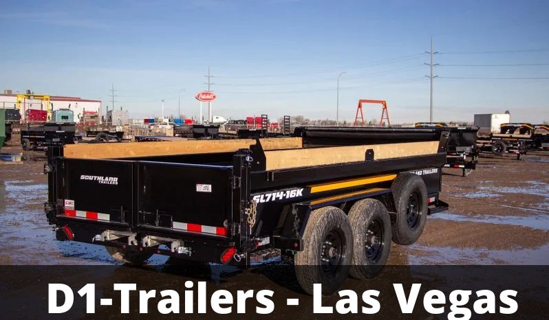 7x14 Southland Dump Trailer - Heavy Duty 16K GVWR