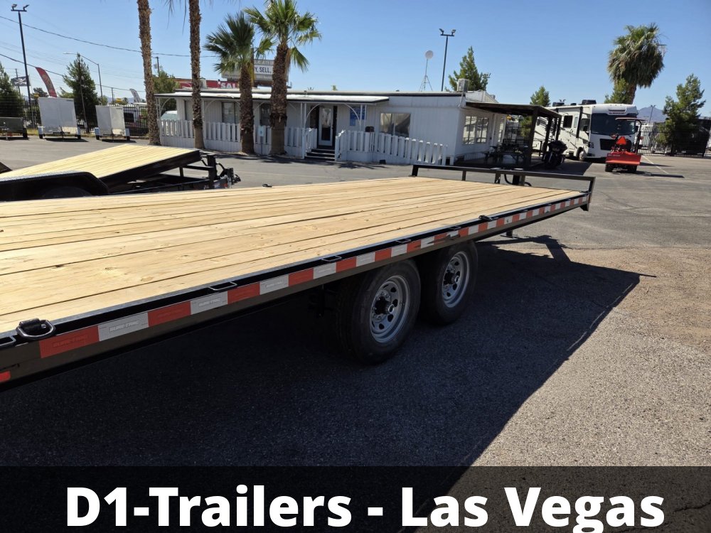 8.5x20 Sure-Trac SD Flat Deck Deckover Trailer