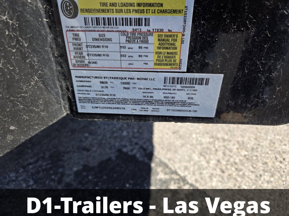 8.5x20 Sure-Trac SD Flat Deck Deckover Trailer