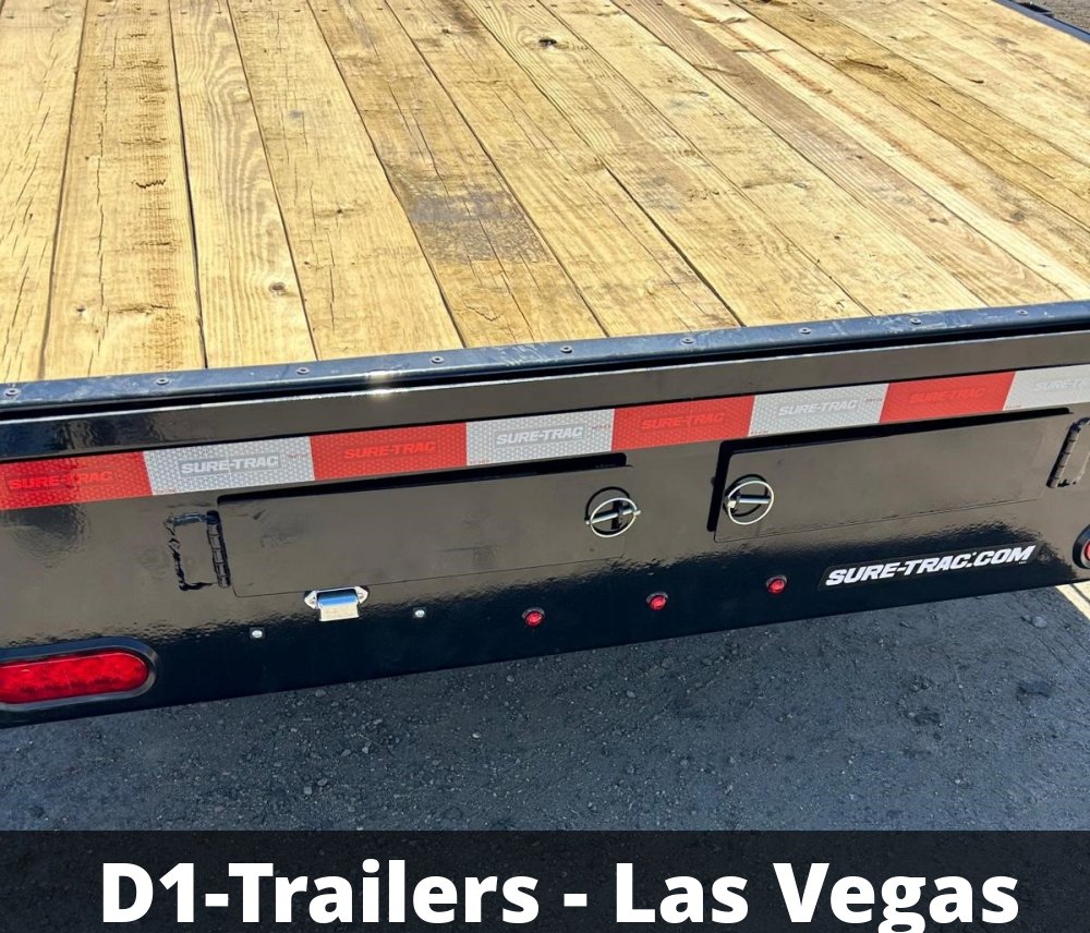8.5x20 Sure-Trac SD Flat Deck Deckover Trailer
