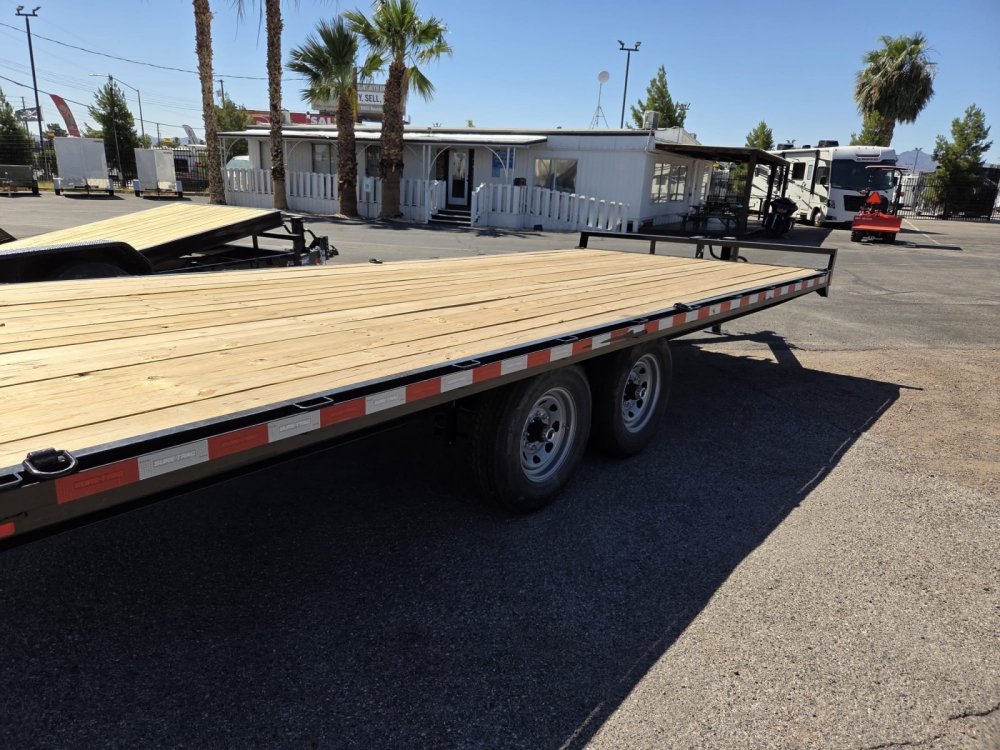 8.5x20 Sure-Trac SD Flat Deck Deckover Trailer