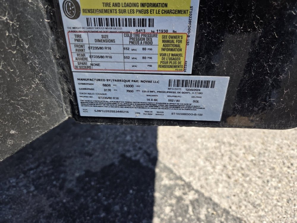 8.5x20 Sure-Trac SD Flat Deck Deckover Trailer