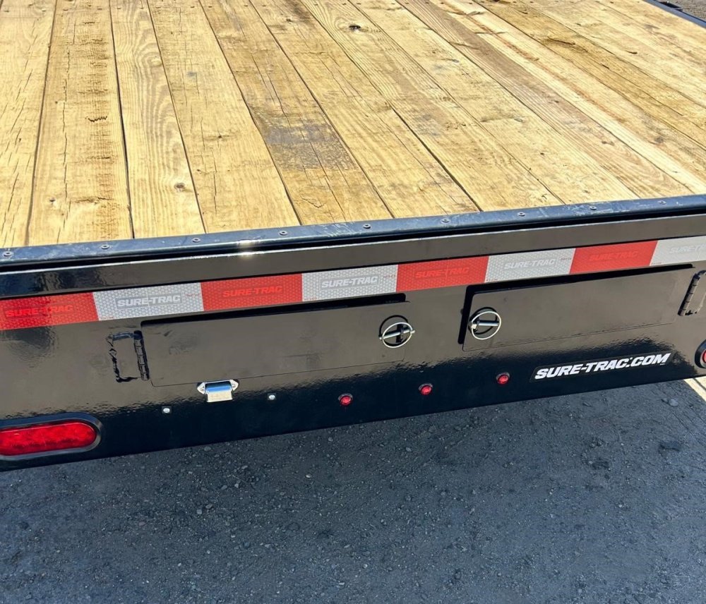 8.5x20 Sure-Trac SD Flat Deck Deckover Trailer