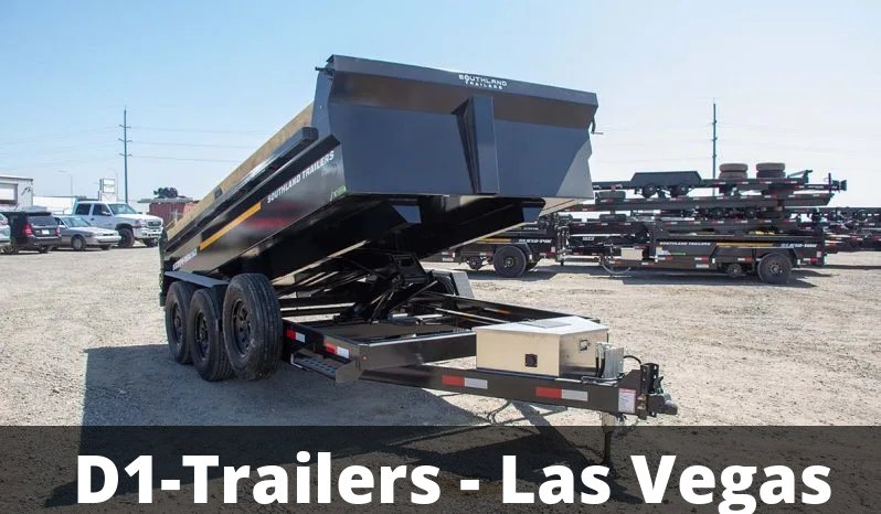 7x14 Southland Hydraulic Dump Trailer - Heavy Duty 16K GVWR