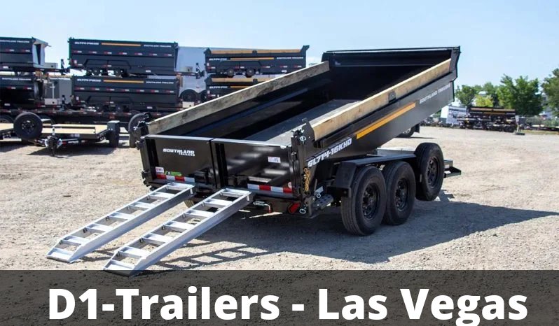 7x14 Southland Hydraulic Dump Trailer - Heavy Duty 16K GVWR