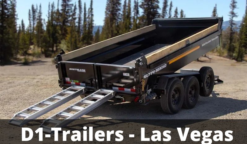 7x14 Southland Hydraulic Dump Trailer - Heavy Duty 16K GVWR