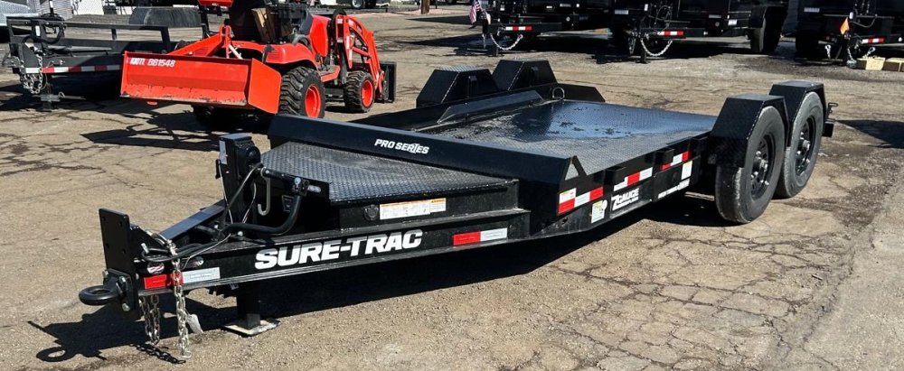 7&times;14 Sure-Trac Pro Series Drop Deck Equipment Trailer for Sale - 15.4K GVWR | Carson City, NV