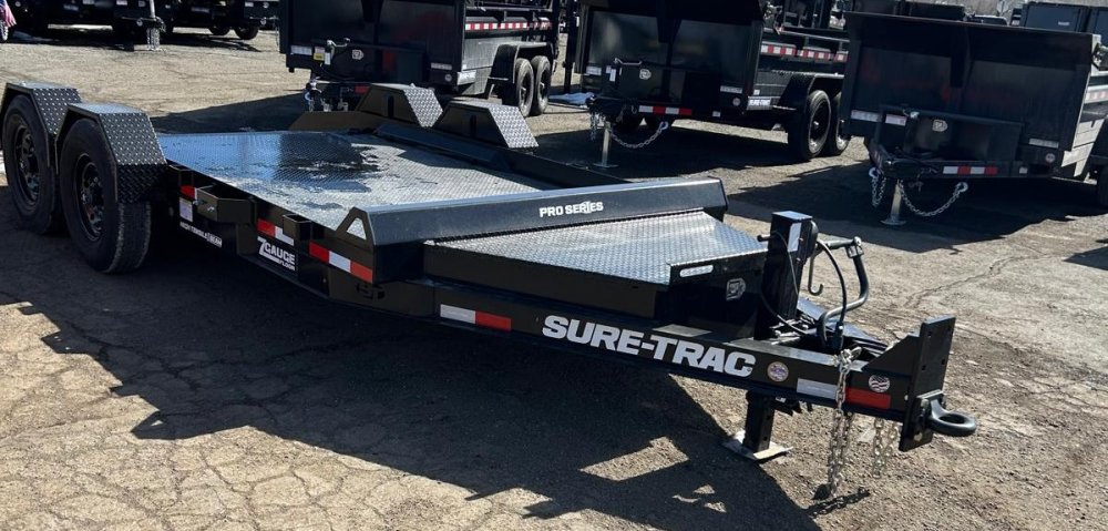 7&times;14 Sure-Trac Pro Series Drop Deck Equipment Trailer for Sale - 15.4K GVWR | Carson City, NV