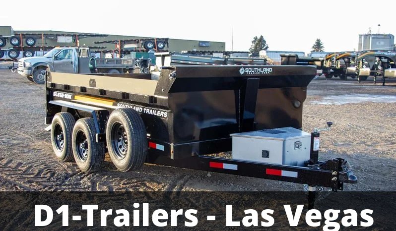 6x12 Southland Dump Trailer - Heavy Duty 10K GVWR