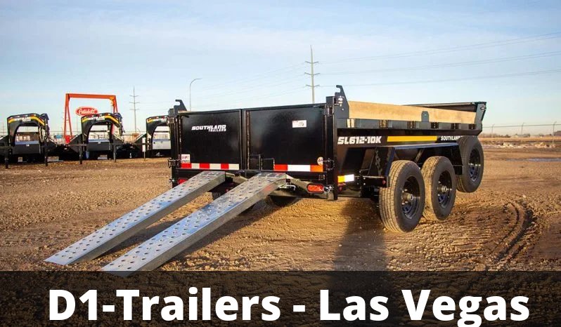 6x12 Southland Dump Trailer - Heavy Duty 10K GVWR
