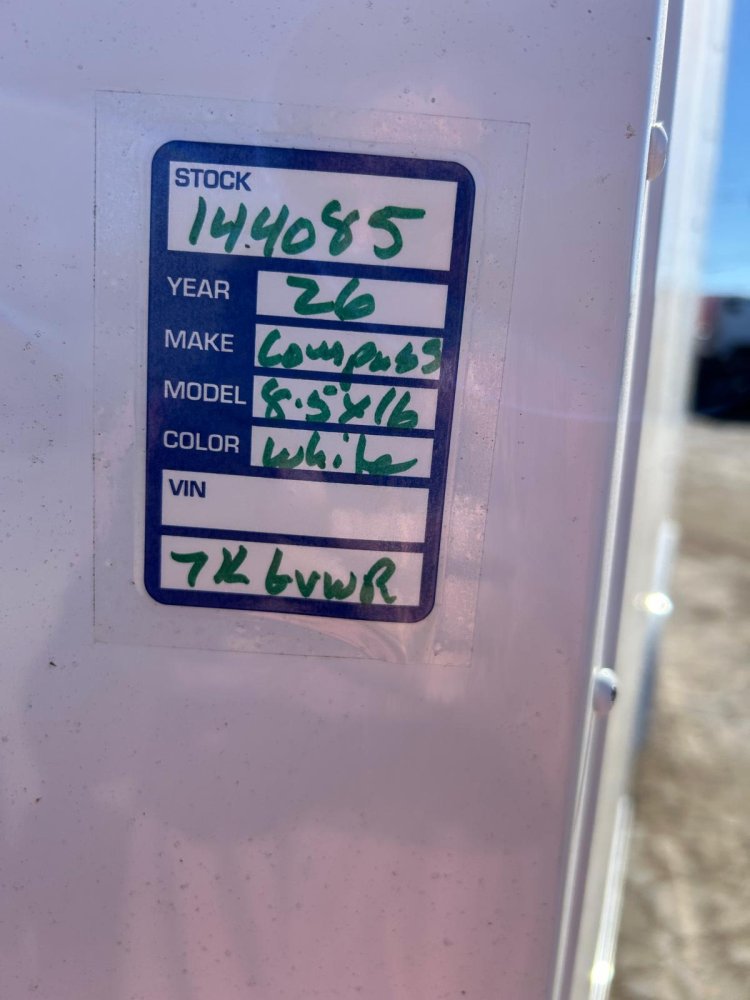 8.5x16 Indigo DLX Flat Top V-Nose Enclosed Car Hauler for Sale | Carson City, NV