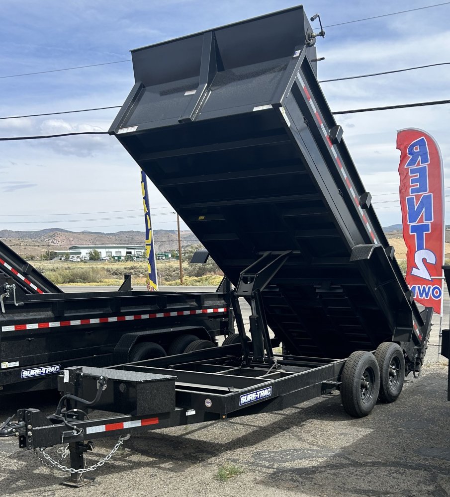 7x16 Sure-Trac HD Low Profile Dump Trailer - 14K GVWR - For Sale in Nevada