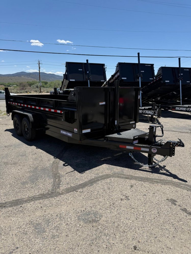 7x16 Sure-Trac HD Low Profile Dump Trailer - 14K GVWR - For Sale in Nevada