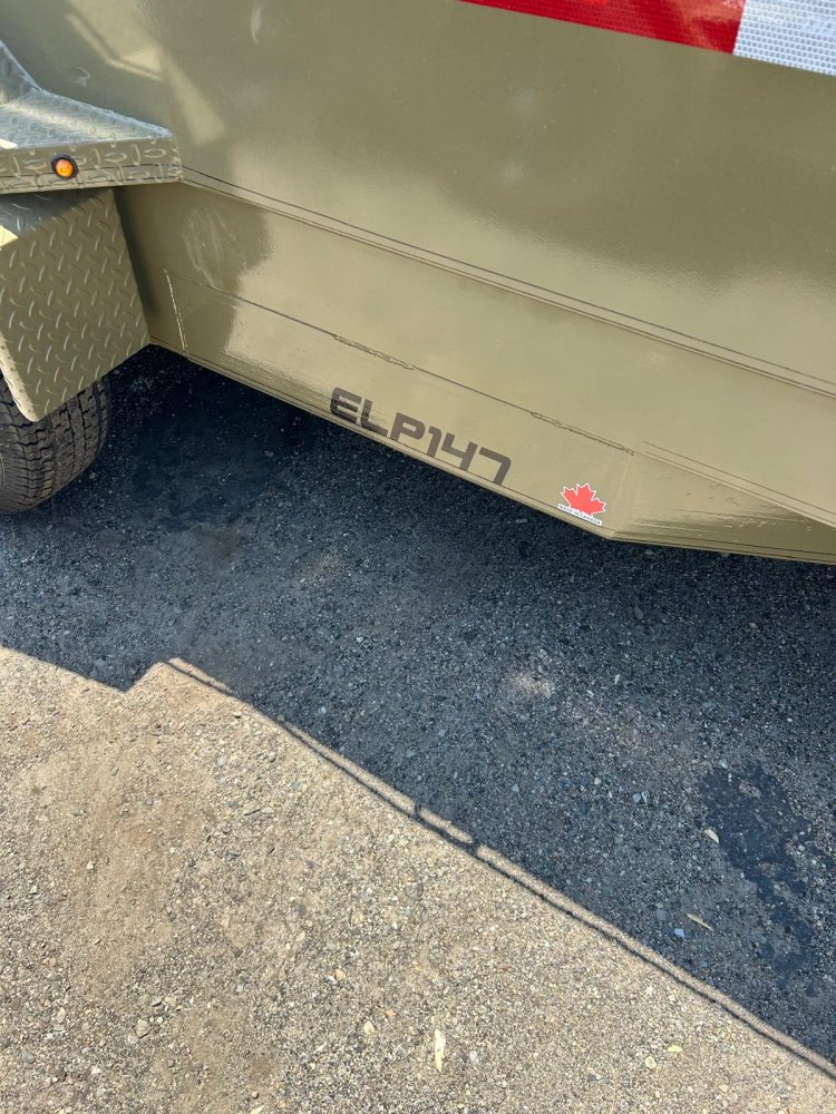 7x14 Double A Low Profile Dump Trailer - 14K GVWR - Ranger Green (For Sale in Nevada)