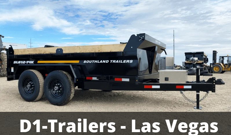 6x12 Southland Dump Trailer - Heavy Duty 14K GVWR