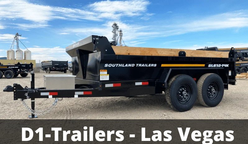 6x12 Southland Dump Trailer - Heavy Duty 14K GVWR