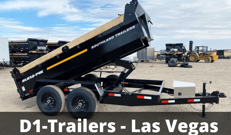 6x12 Southland Dump Trailer - Heavy Duty 14K GVWR