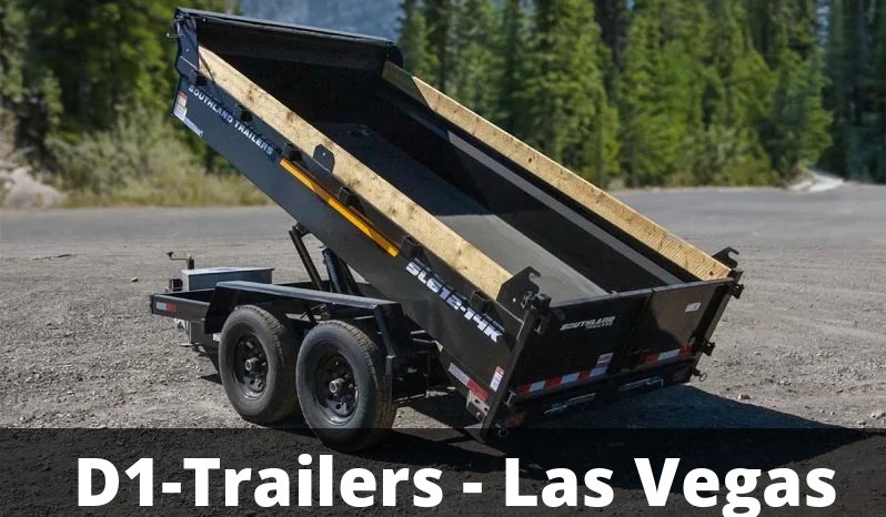 6x12 Southland Dump Trailer - Heavy Duty 14K GVWR