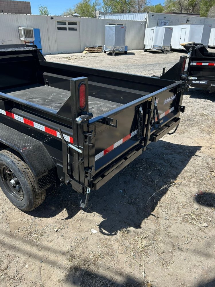 6 x 10 Sure-Trac SD Low Profile Dump Trailer 10k - Upgraded