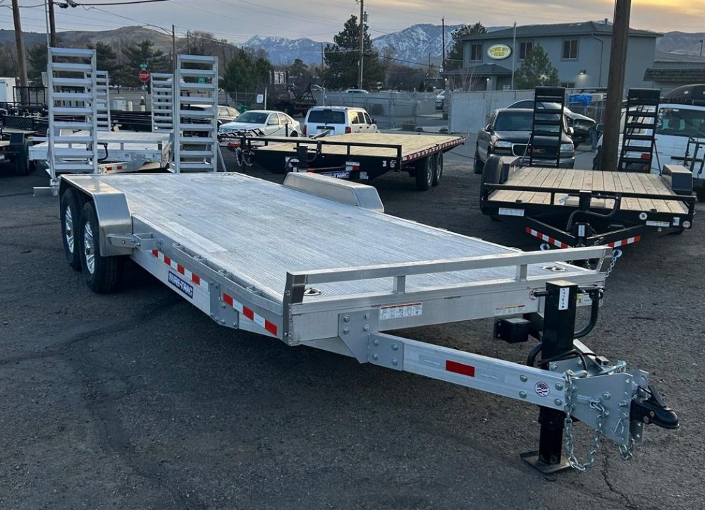 7x22 Sure-Trac Aluminum Implement Utility Trailer (14K)