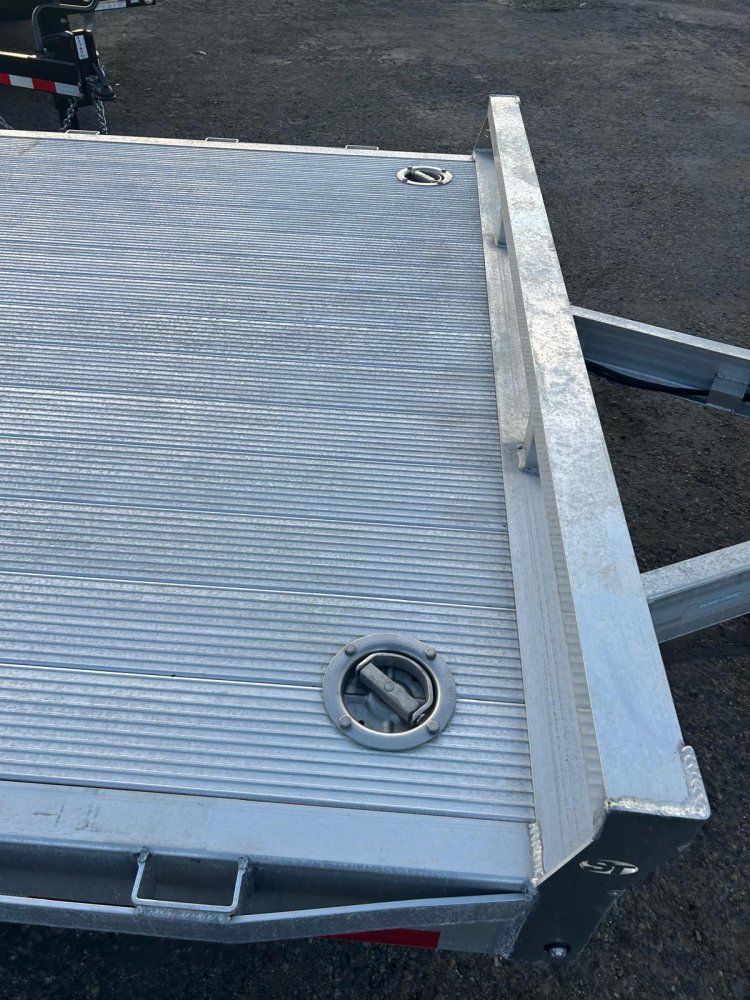 7x22 Sure-Trac Aluminum Implement Utility Trailer (14K)