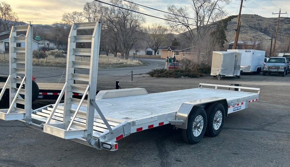 7x22 Sure-Trac Aluminum Implement Utility Trailer (14K)