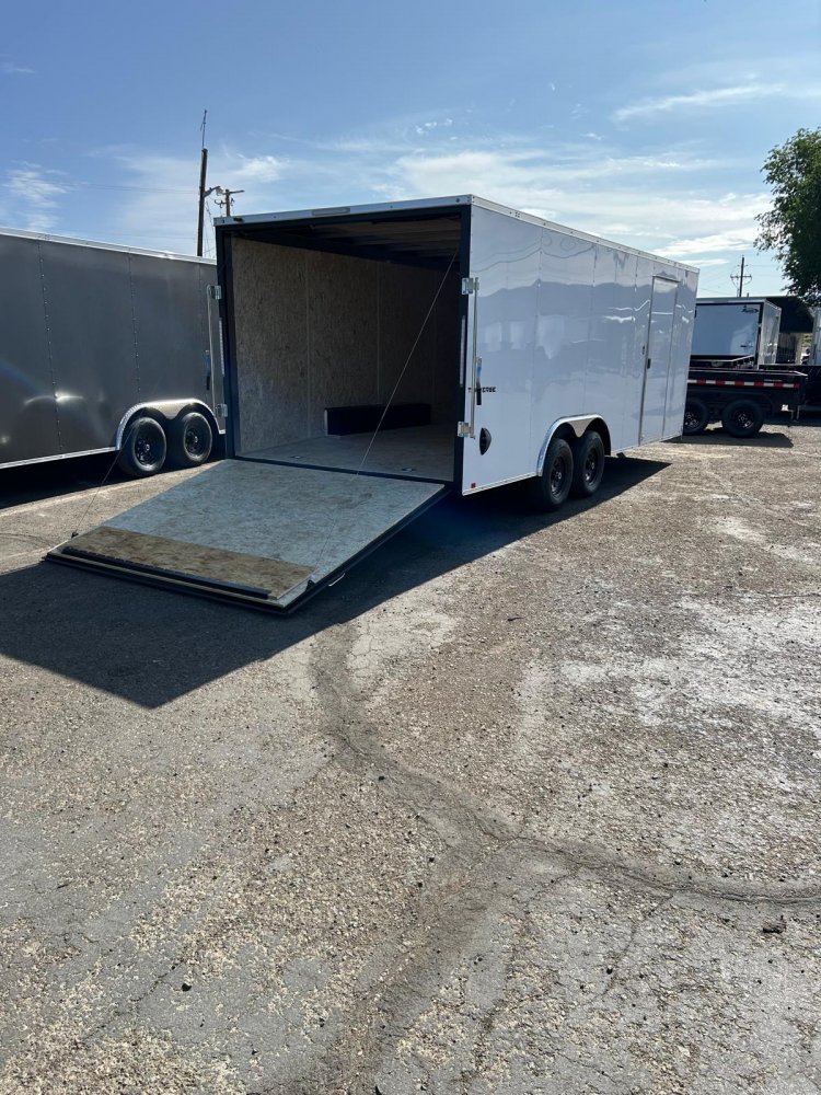8.5x20 Formula Traverse Flat Top V-Nose Car Hauler - 10K GVWR