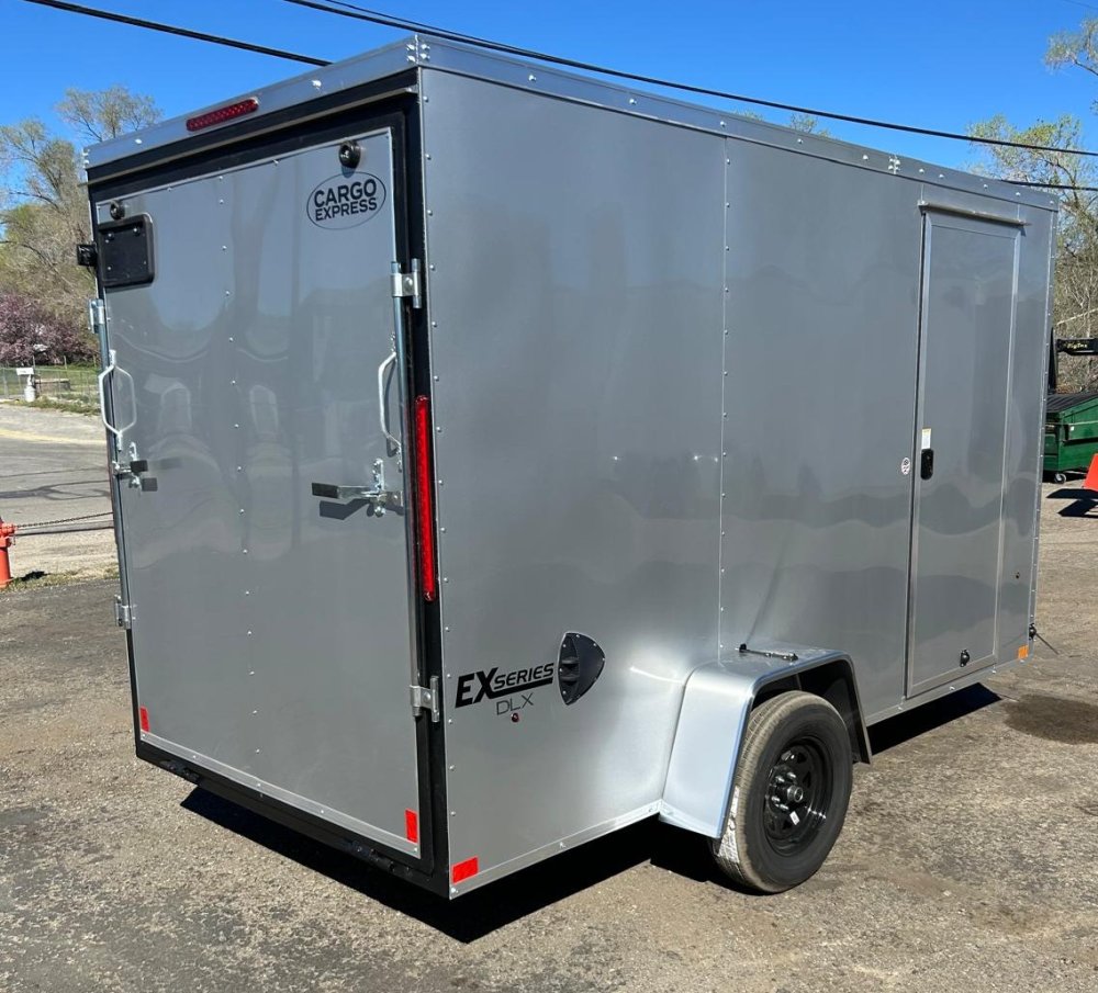 6x12 EX DLX Flat Top V-Nose Enclosed Trailer - 3K GVWR | Carson City, NV
